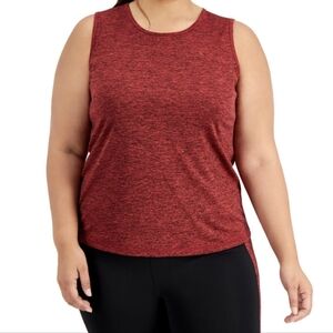 DIALOGUE 100% Silk Women's Sleeveless Top Tank Red merlot 1X